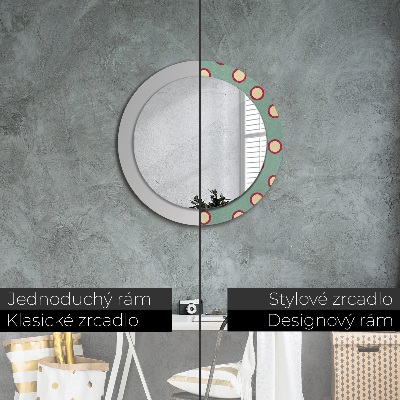 Round mirror decor Circles dots