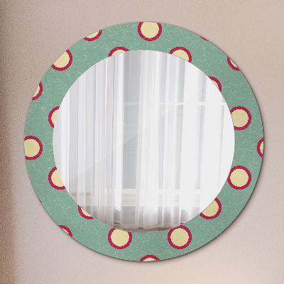 Round mirror decor Circles dots