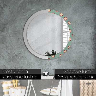 Round mirror decor Circles dots