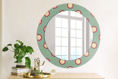 Round mirror decor Circles dots