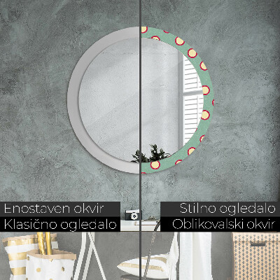 Round mirror decor Circles dots