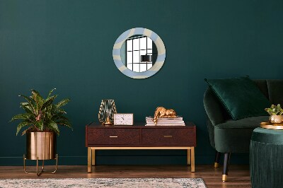 Round decorative wall mirror Abstract shape