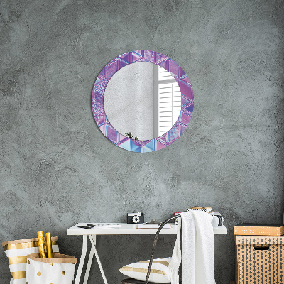 Round decorative wall mirror Abstract surreal