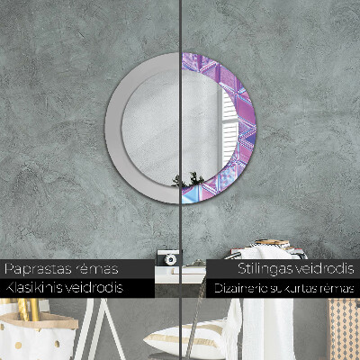 Round decorative wall mirror Abstract surreal