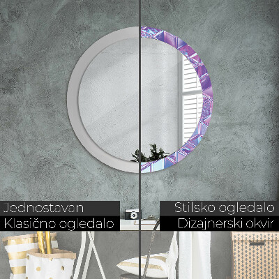 Round decorative wall mirror Abstract surreal