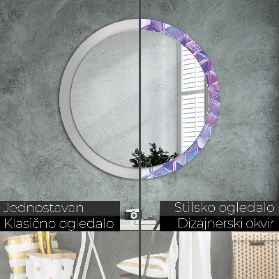 Round decorative wall mirror Abstract surreal