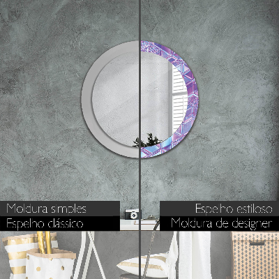 Round decorative wall mirror Abstract surreal