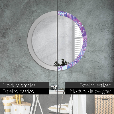 Round decorative wall mirror Abstract surreal