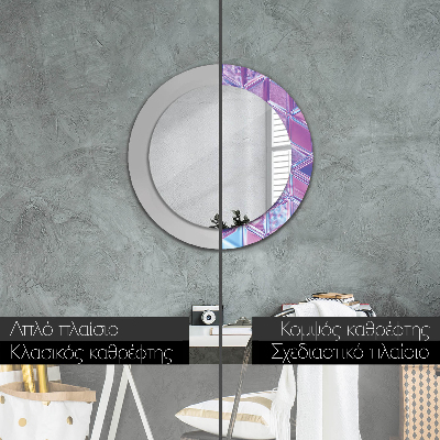 Round decorative wall mirror Abstract surreal