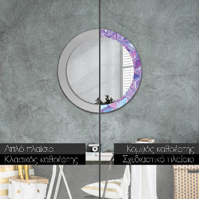 Round decorative wall mirror Abstract surreal