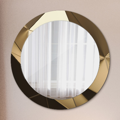 Round decorative wall mirror Modern abstract