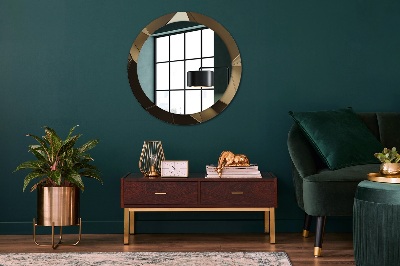 Round decorative wall mirror Modern abstract