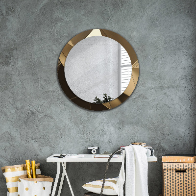 Round decorative wall mirror Modern abstract