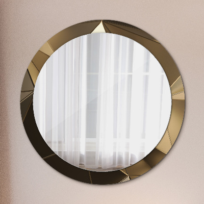 Round decorative wall mirror Modern abstract