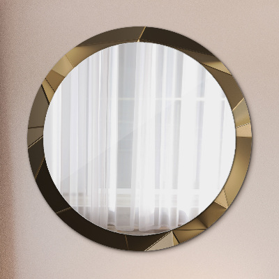 Round decorative wall mirror Modern abstract