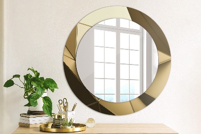 Round decorative wall mirror Modern abstract