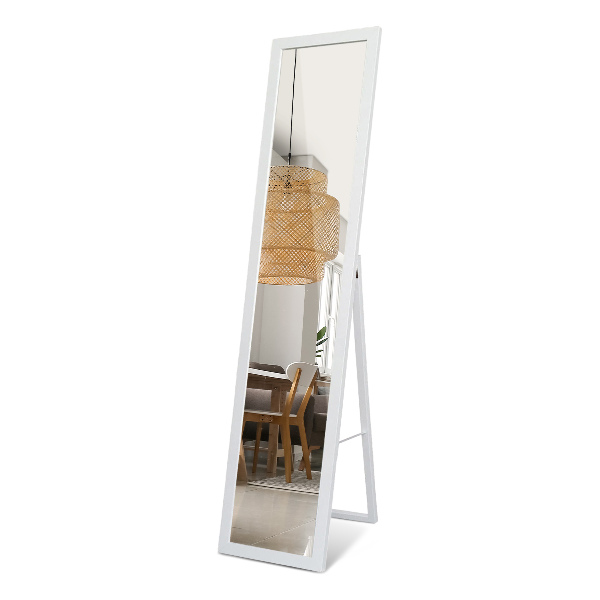White floor mirror 36x156 cm