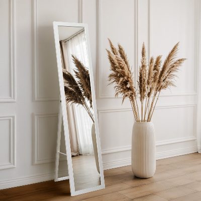 White floor mirror 36x156 cm