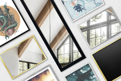 White floor mirror 36x156 cm