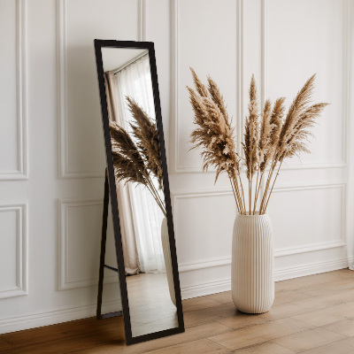 Black floor mirror 36x156 cm