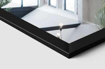 Black floor mirror 36x156 cm