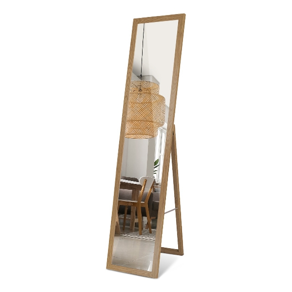 Standing mirror in oak color 36x156 cm