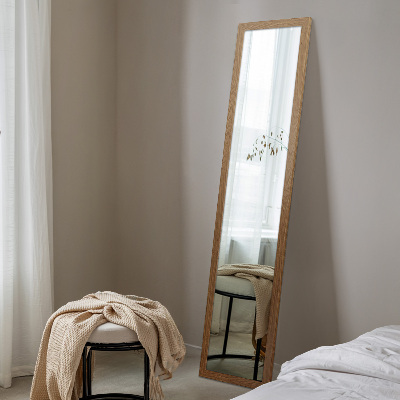 Standing mirror in oak color 36x156 cm