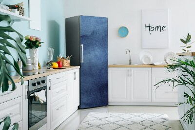 Decoration fridge cover Blue abstraction