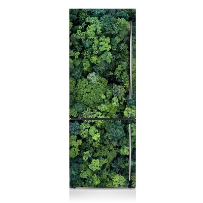 Decoration fridge cover Forest in the mountains