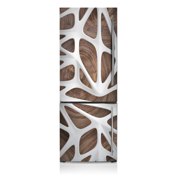 Decoration fridge cover Abstract wood