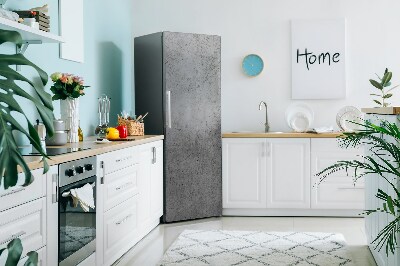 Decoration fridge cover Gray concrete theme