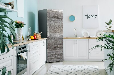 Decoration fridge cover Gray wood