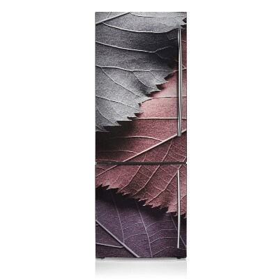 Decoration fridge cover Colorful leaves