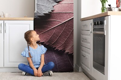 Decoration fridge cover Colorful leaves