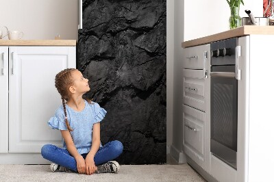 Decoration fridge cover Coal dark motif