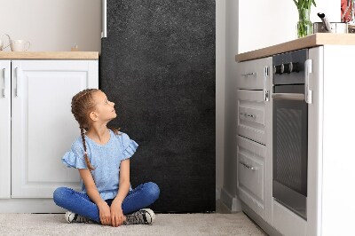 Decoration fridge cover Black texture