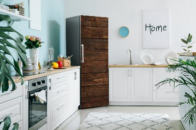 Decoration fridge cover Wooden boards