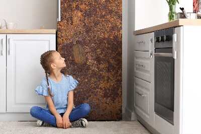 Decoration fridge cover Brown textured