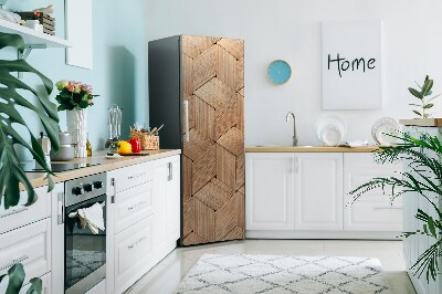 Decoration fridge cover A wicker basket