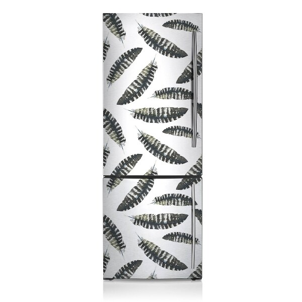 Decoration fridge cover Boho style feathers