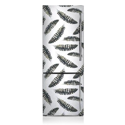 Decoration fridge cover Boho style feathers