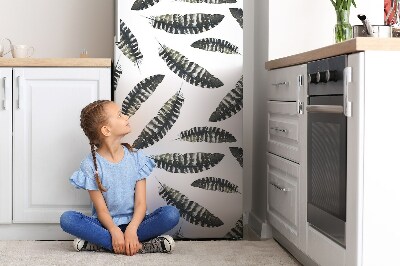 Decoration fridge cover Boho style feathers