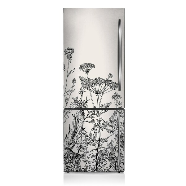 Decoration fridge cover Meadow field