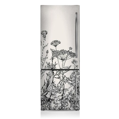 Decoration fridge cover Meadow field