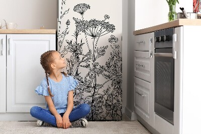 Decoration fridge cover Meadow field