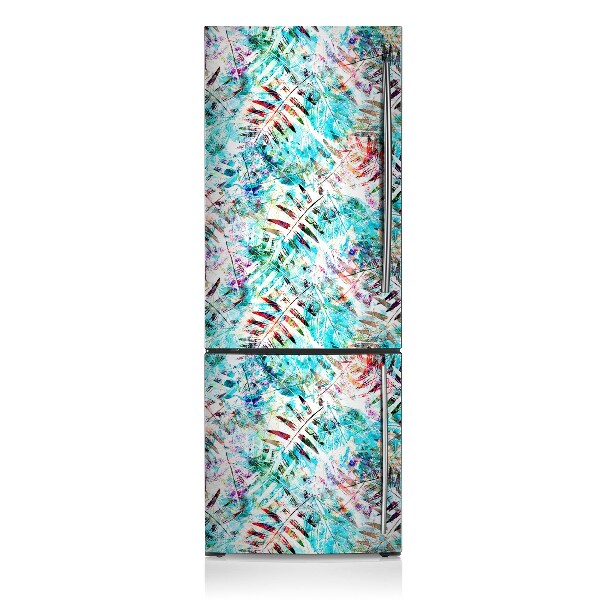 Decoration fridge cover Vintage color leaves