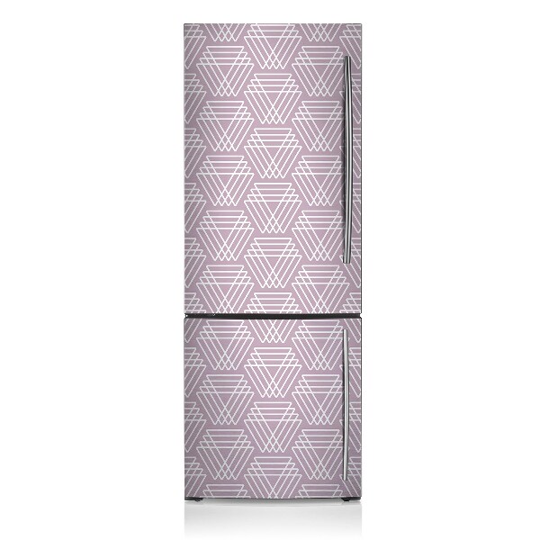 Magnetic fridge cover Pink triangles