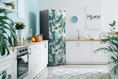 Magnetic fridge cover Falling leaves