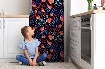 Magnetic fridge cover Floral pattern