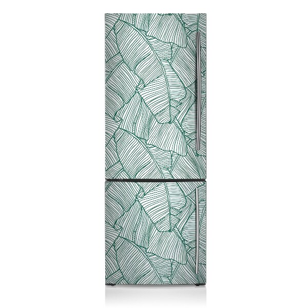 Decoration fridge cover Water leaves